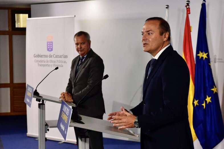El alcalde de la capital grancanaria, Augusto Hidalgo, durante su intervención (Foto TA)